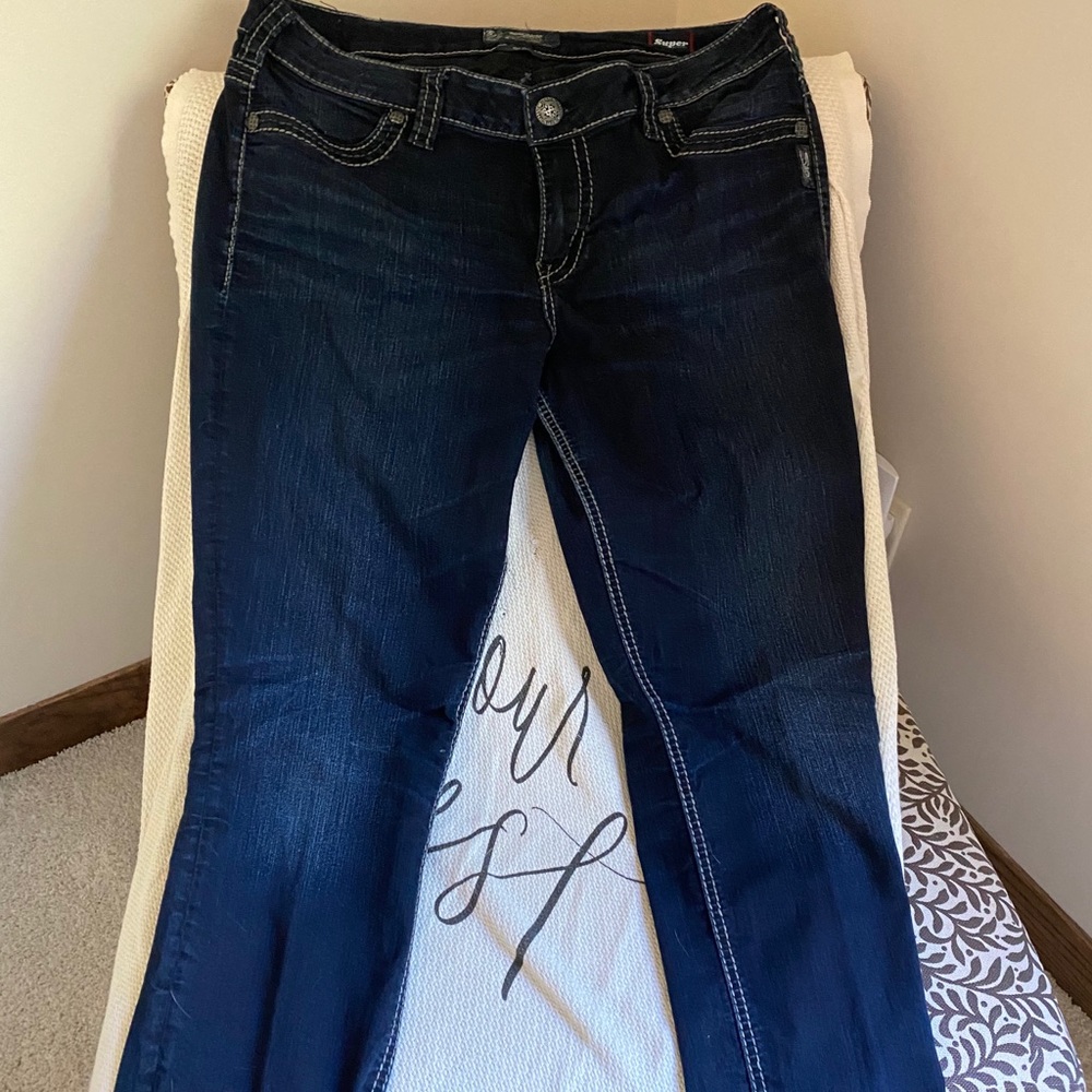Silver Suki Mid Super Skinny jeans